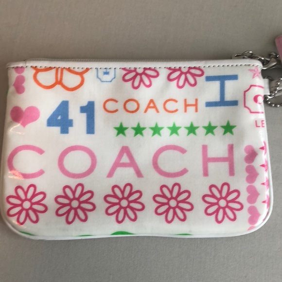 Colorful Coach Wristlet - Picture 3 of 4